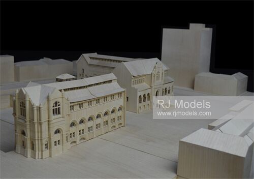 Wooden Architectural Model, Balsa Wood Model Making-RJ Models