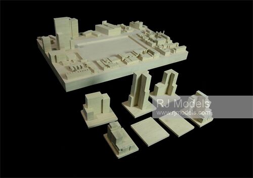 Balsa wood architecture model shops