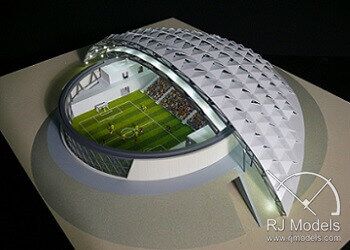 APRILA Technik Architecture Stade de Football Royal Maquette à Construire,  4575 Pcs Ensemble Modulaires Jeu de Construction Modèle Architecture